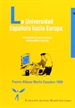 Portada del libro La universidad española hacia Europa