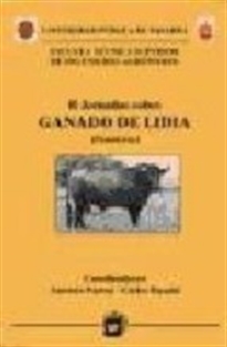 Portada del libro II jornadas sobre ganado de Lidia